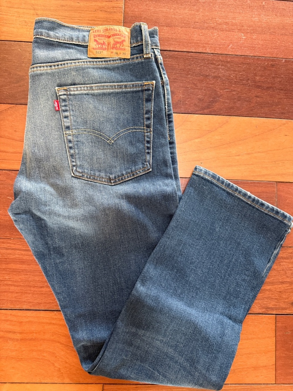 Levi's Blue Slim Straight-Leg Denim Jeans